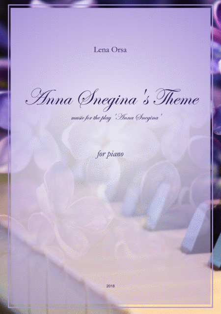 Anna Sneginas Theme Sheet Music