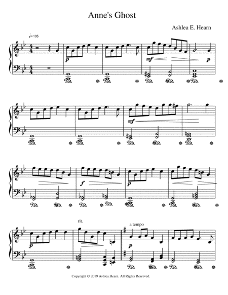 Annes Ghost Sheet Music