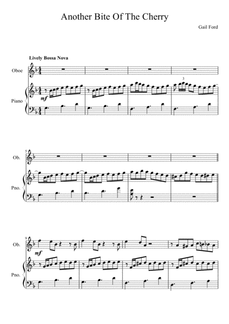 Another Bite Of The Cherry Sheet Music