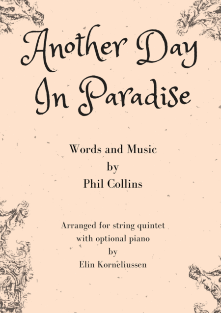 Another Day In Paradise Arranged For String Quintet With Optional Piano Sheet Music