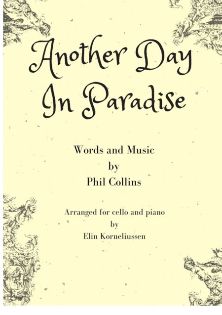 Another Day In Paradise For Cello And Piano Sheet Music