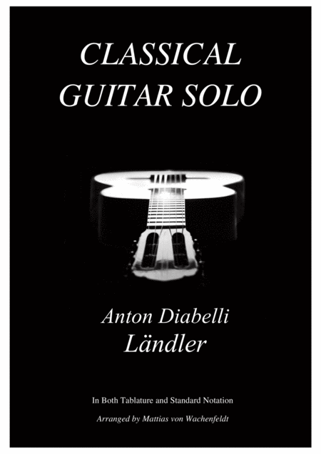 Anton Diabelli Lndler Guitar Sheet Music