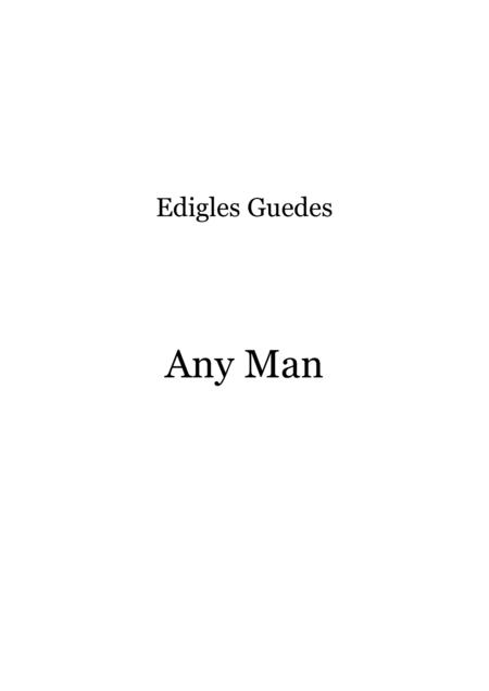 Any Man Sheet Music