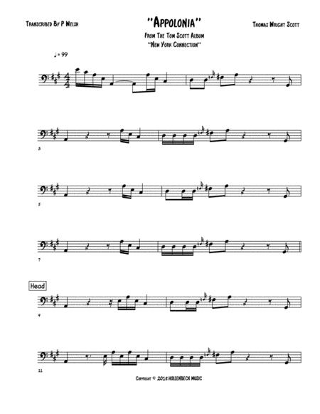 Appolonia Bass Guitar Sheet Music