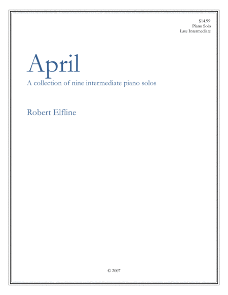 April A Collection Of Intermediate Piano Pieces Sheet Music