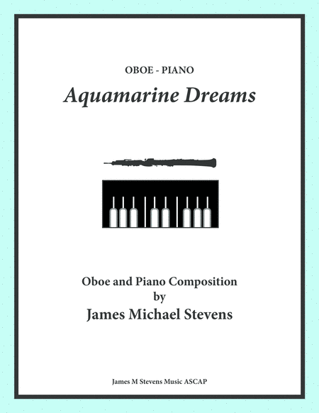 Aquamarine Dreams Oboe Piano Sheet Music