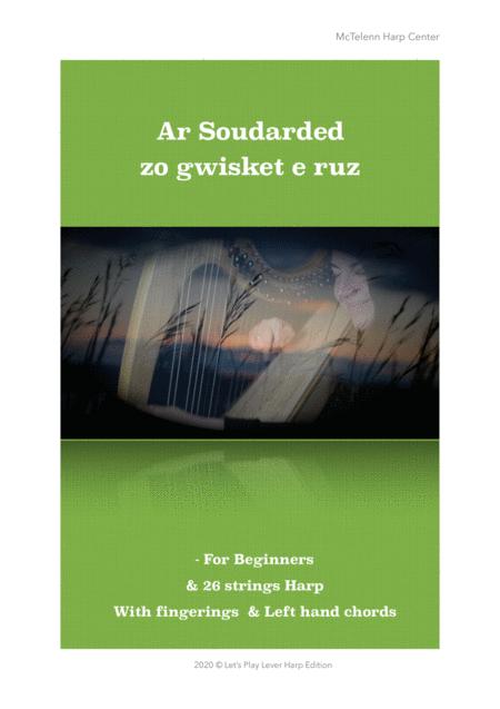 Ar Soudarded Zo Gwisket E Ruz Breton Song For Beginner 26 Strings Harp Fingerings Left Hand Chords By Eve Mctelenn Only Score Sheet Music