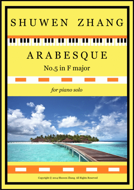 Arabesque No 5 In F Major Sheet Music