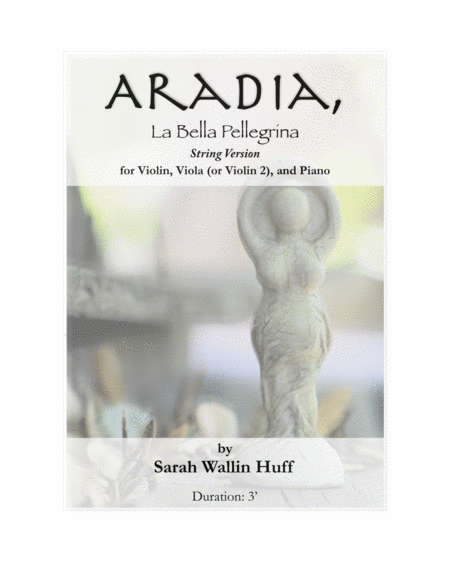 Free Sheet Music Aradia La Bella Pellegrina All String Version