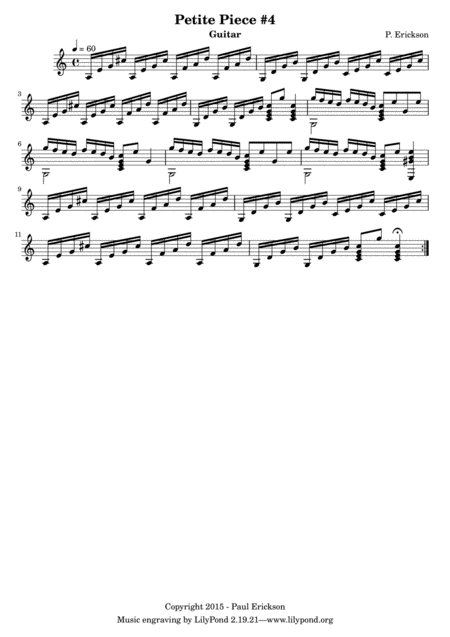 Architecture Part 1 Open Spaces Sheet Music