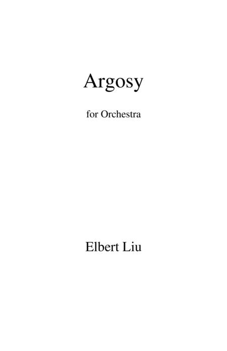 Free Sheet Music Argosy For Orchestra Full Score