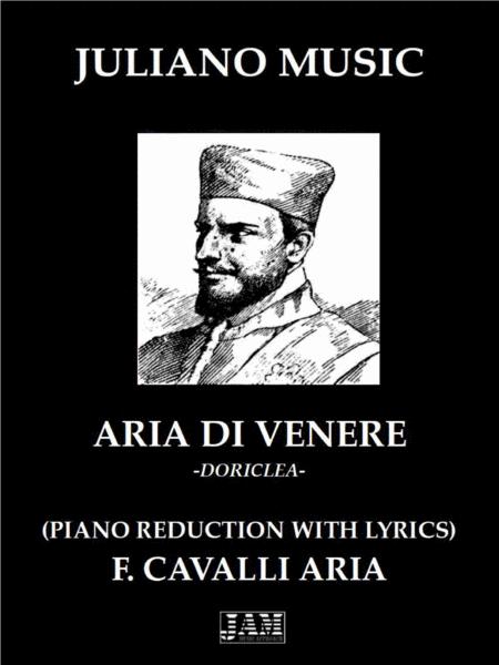 Aria Di Venere Doriclea Piano Reduction With Lyrics F Cavalli Sheet Music