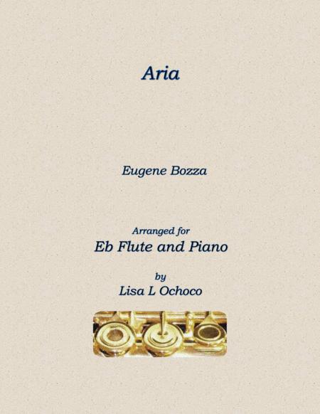 Aria For Eb Flute And Piano Sheet Music