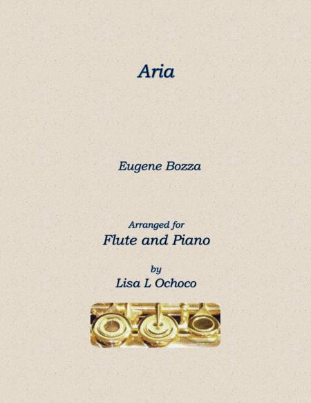 Free Sheet Music Aria For Flute And Piano