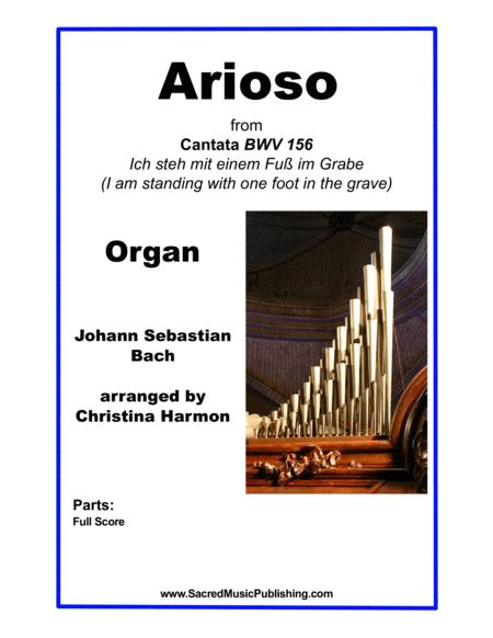 Free Sheet Music Arioso From Cantata Bwv 156 Organ