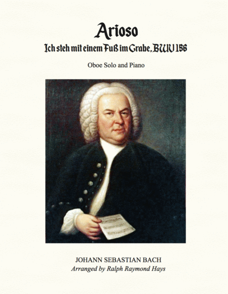 Arioso From Ich Steh Mit Einem Fu Im Grabe Bwv 156 Oboe Solo And Piano Harpsichord Sheet Music