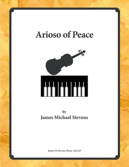 Arioso Of Peace Violin Piano Sheet Music