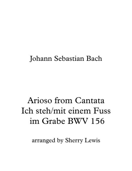 Arioso String Quartet For String Quartet Sheet Music