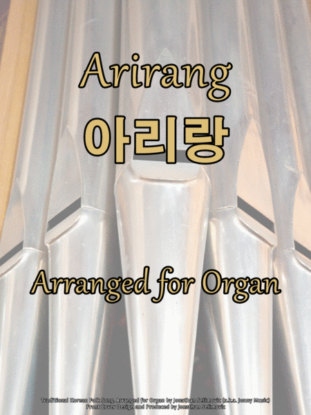 Free Sheet Music Arirang Korean Folk Song Arranged For Organ
