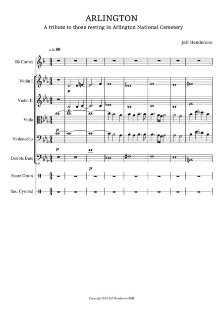 Arlington Sheet Music