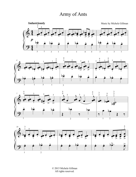 Army Of Ants Sheet Music