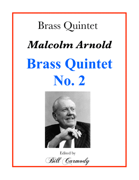 Arnold Brass Quintet No 2 Sheet Music