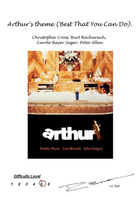 Free Sheet Music Arthurs Theme Best That You Can Do Backing Track To Rpb Music Arrangement