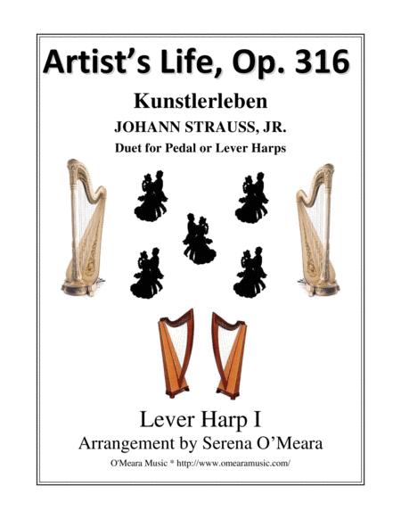 Artists Life Op 316 Lever Harp I Sheet Music