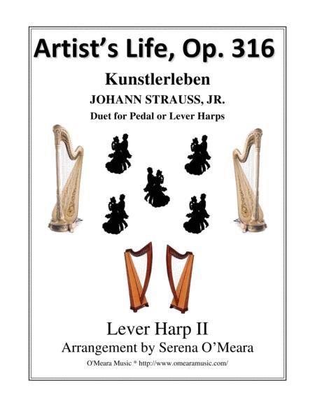 Artists Life Op 316 Lever Harp Ii Sheet Music