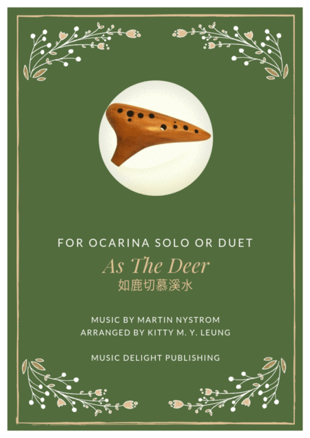 As The Deer Ocarina Duet Or Solo Sheet Music