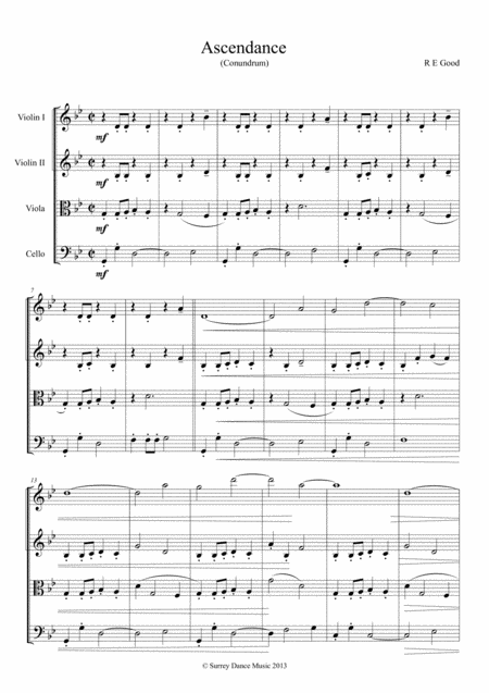 Ascendance Conundrum Sheet Music