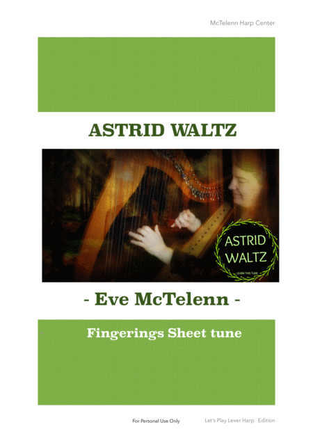 Astrid Waltz Argt By Eve Mctelenn Only Score Sheet Music