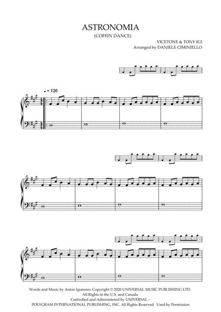 Astronomia Sheet Music