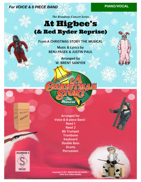 At Higbees From The Musical A Christmas Story For Voice And 8 Piece Band Piano Vocal Score Sheet Music