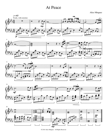 At Peace Sheet Music