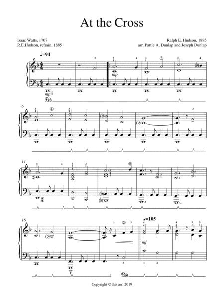 At The Cross Fm Piano Solo Sheet Music