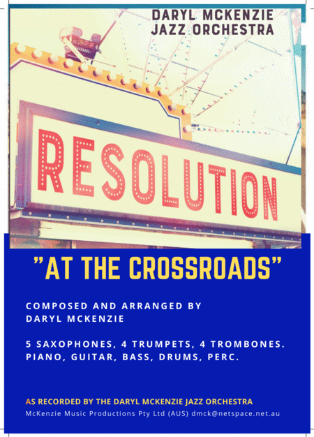 Free Sheet Music At The Crossroads Big Band Original By Daryl Mckenzie