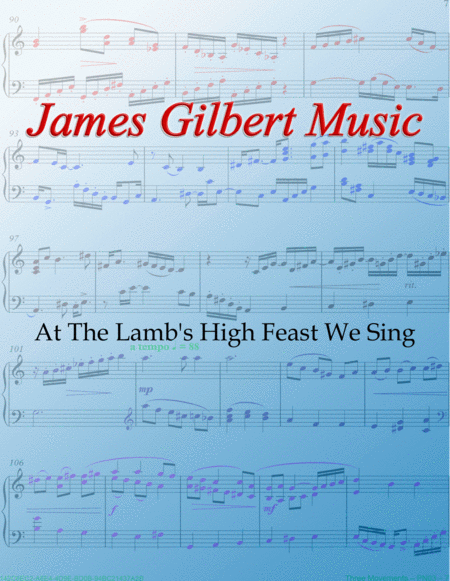 At The Lambs High Feast We Sing Sheet Music