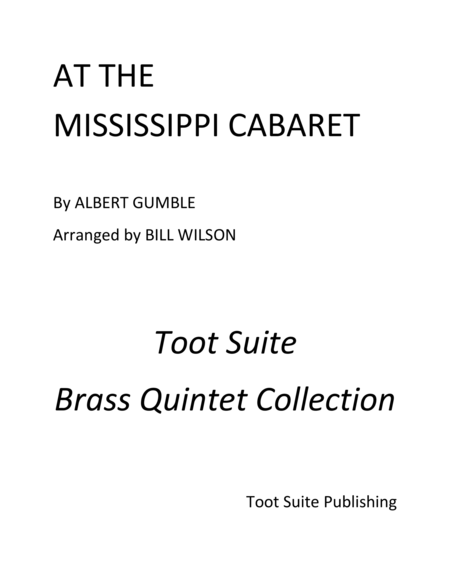 At The Mississippi Cabaret Sheet Music