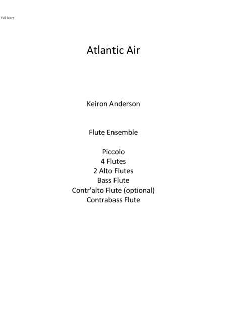 Free Sheet Music Atlantic Air