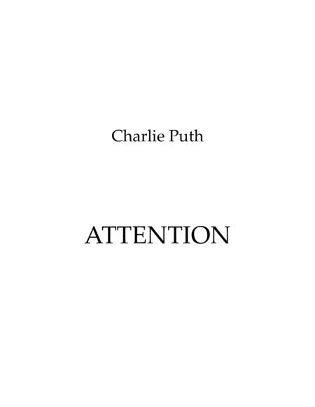 Attention Sax Quartet Sheet Music