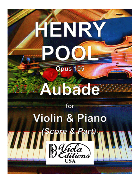 Aubade For Violin Piano Sheet Music