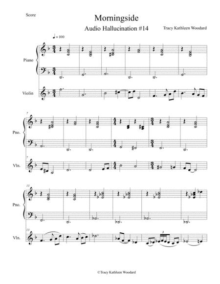 Audio Hallucination 14 Morningside Sheet Music