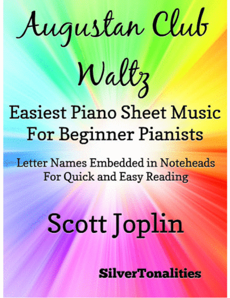 Augustan Club Waltz Easiest Piano Sheet Music For Beginner Pianists Sheet Music