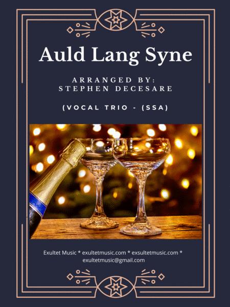 Free Sheet Music Auld Lang Syne Vocal Trio Ssa