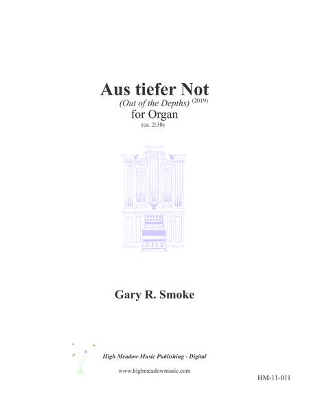 Aus Tiefer Not Out Of The Depths Sheet Music