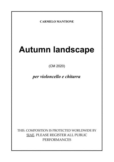 Autumn Landscape Cm 2020 Sheet Music