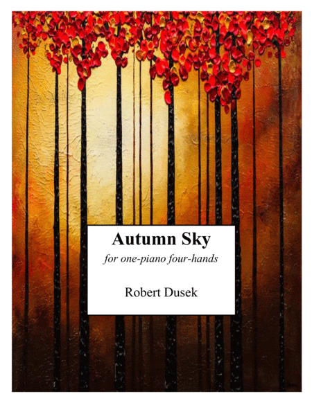 Free Sheet Music Autumn Sky