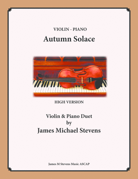 Autumn Solace Violin Piano Sheet Music