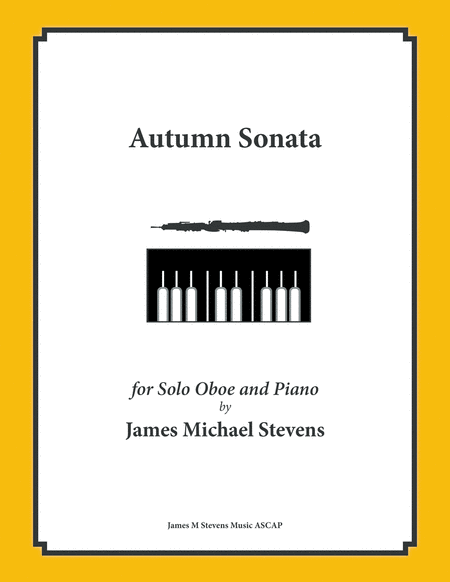 Autumn Sonata Oboe Piano Sheet Music